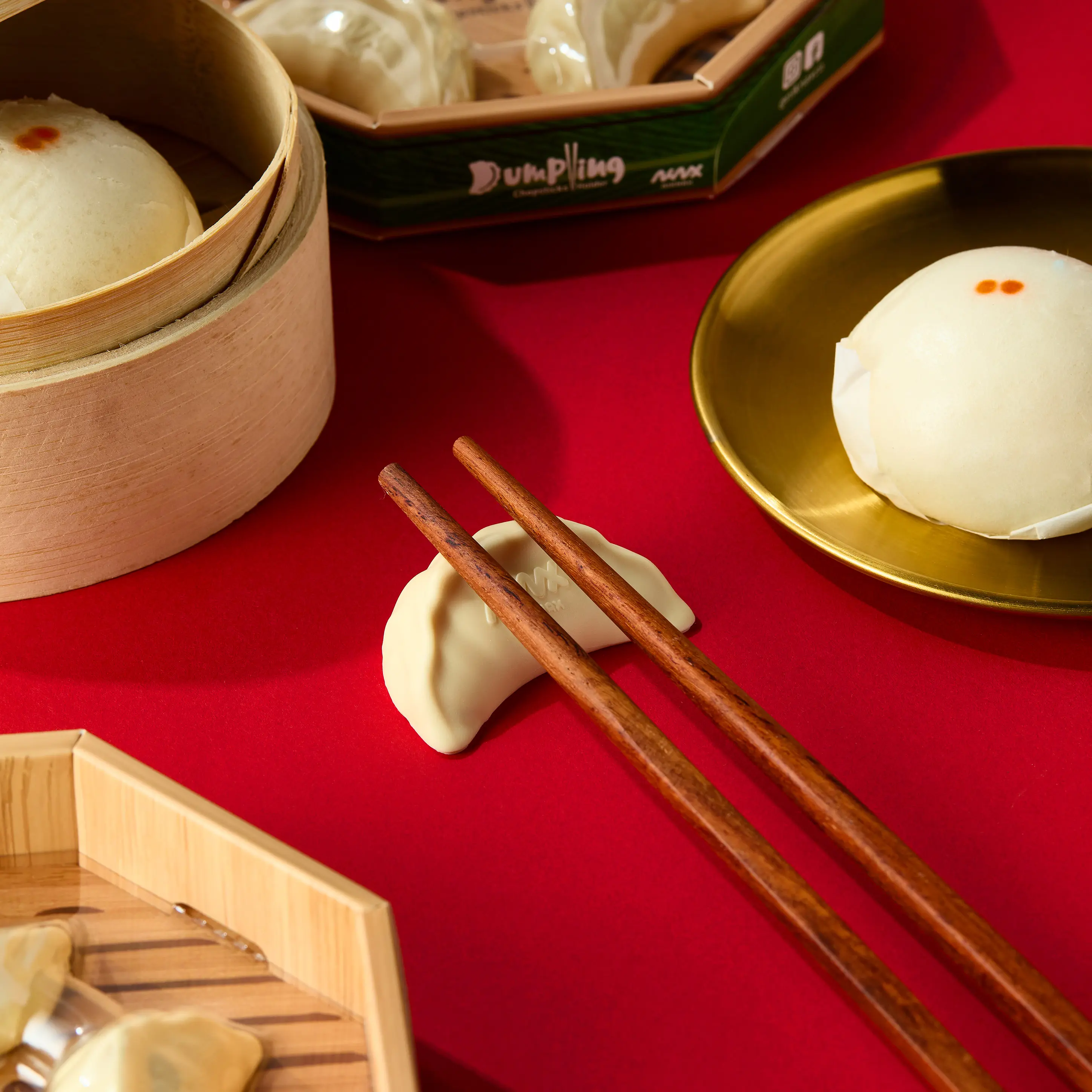 Dumpling Chopsticks Holder水餃造型多用途筷架 4件套組 圖 10