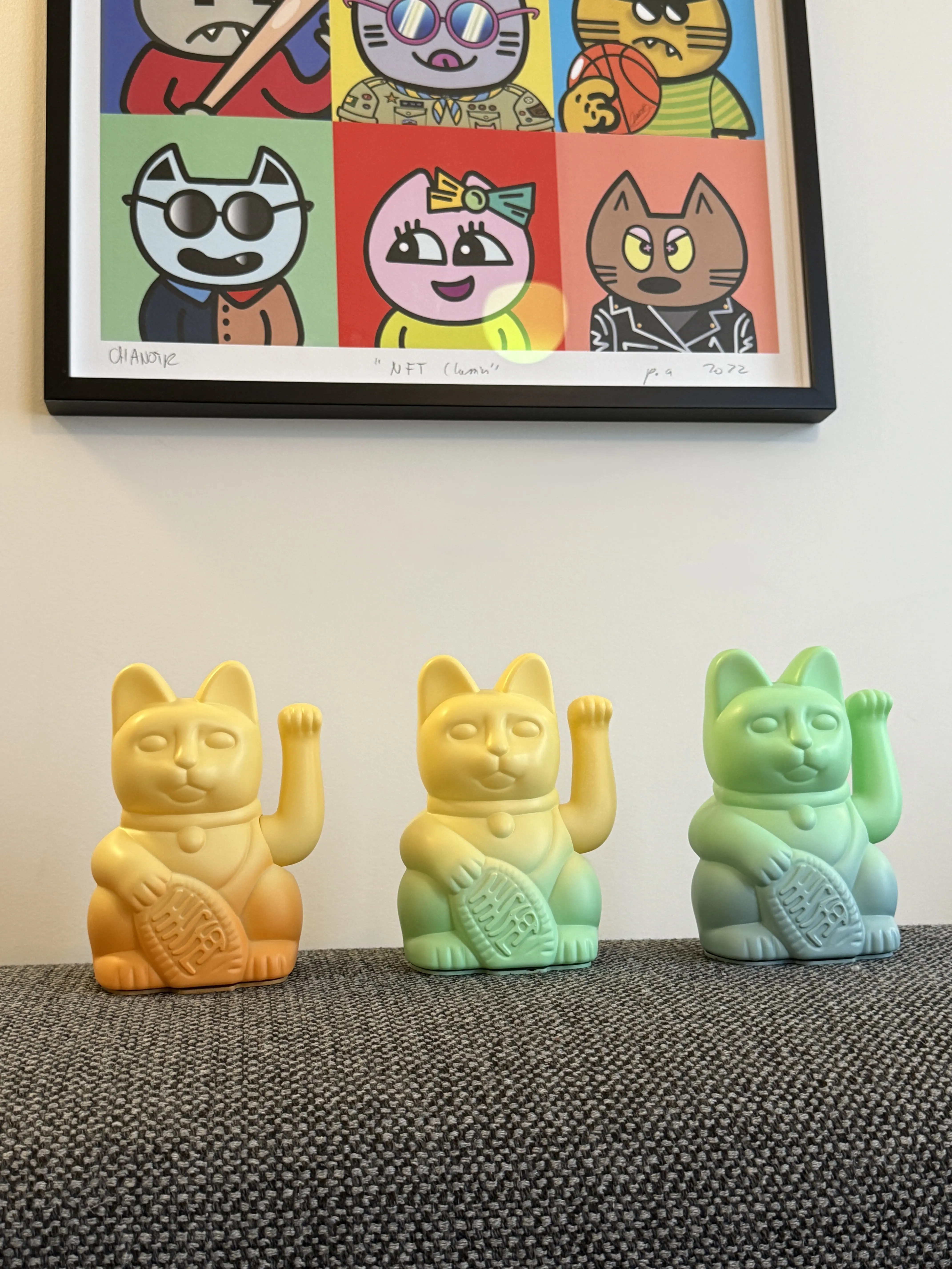 Double Lucky! Cats 雙色漸變幸運繽紛自動招手招財貓 圖 10