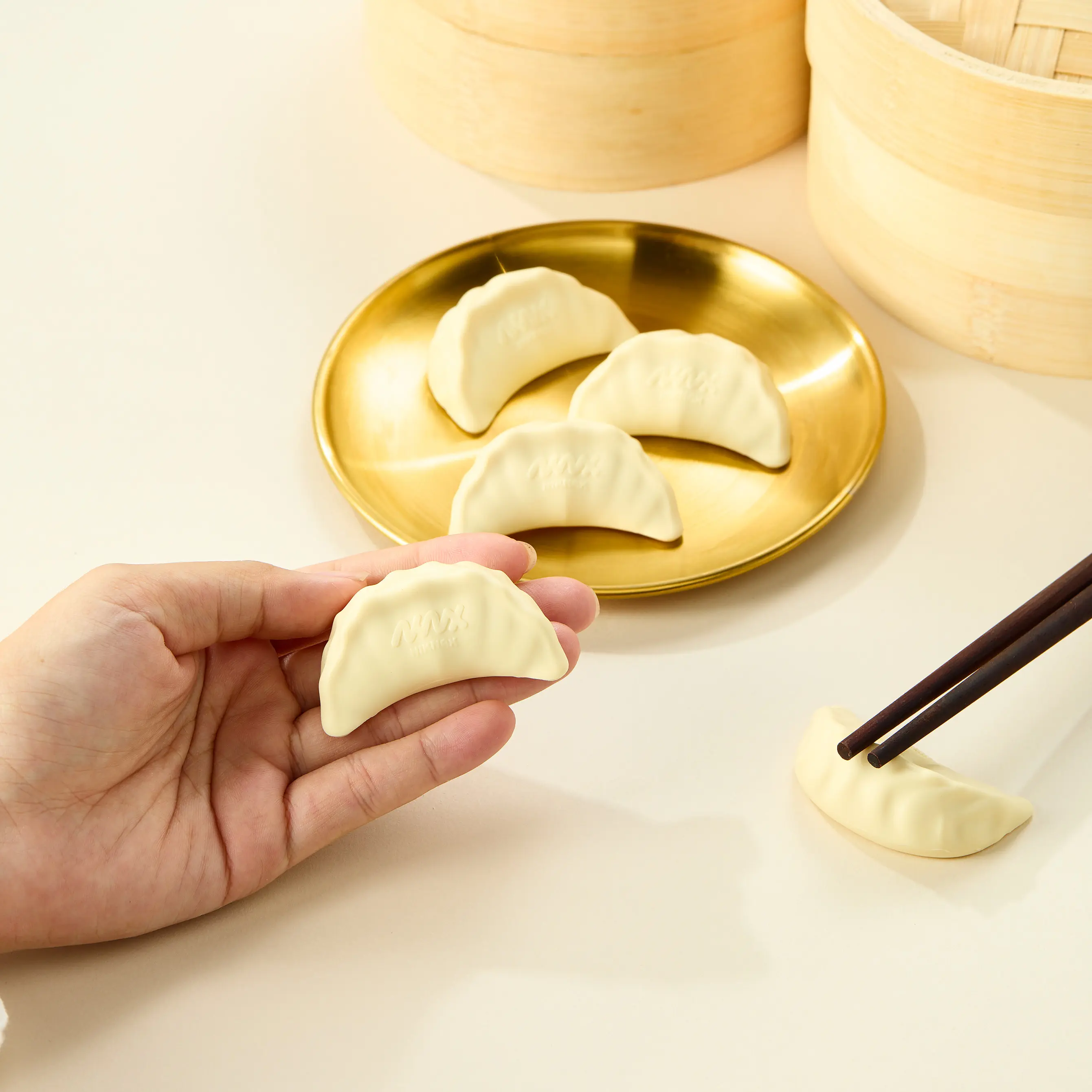Dumpling Chopsticks Holder水餃造型多用途筷架 4件套組 圖 8