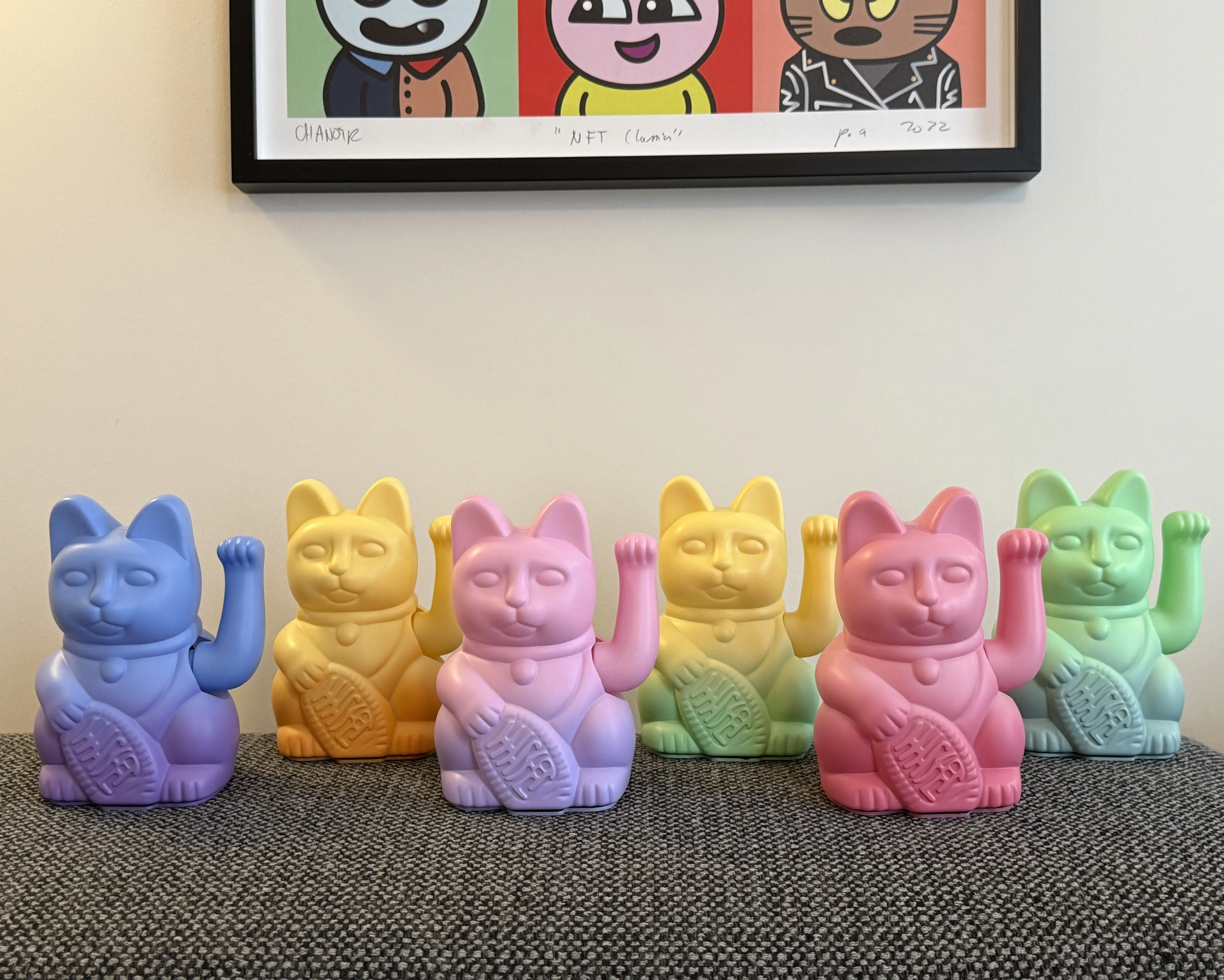 Double Lucky! Cats 雙色漸變幸運繽紛自動招手招財貓 圖 6