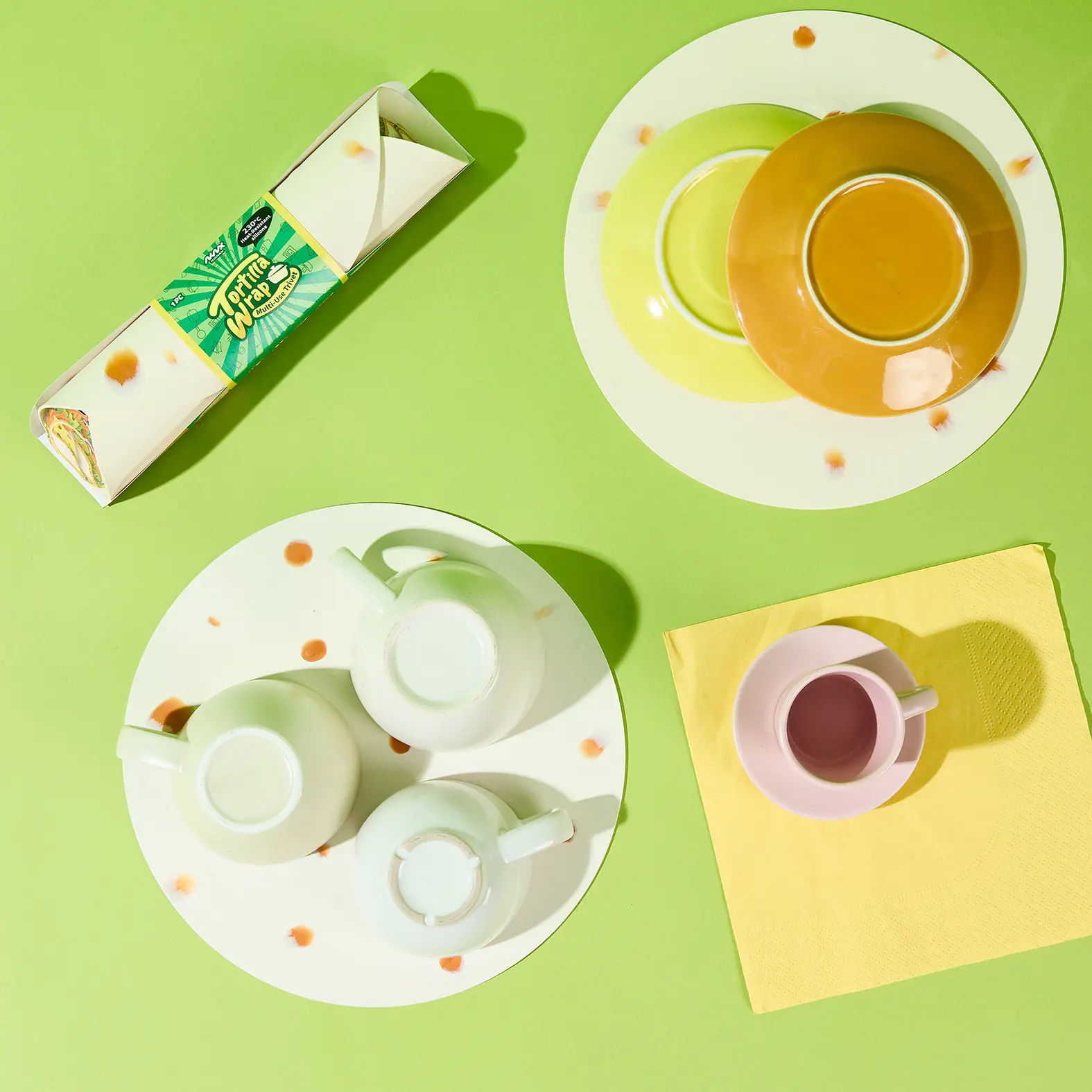 Tortilla Wrap Multi-use Trivet 墨西哥薄餅造型隔熱墊 圖 3