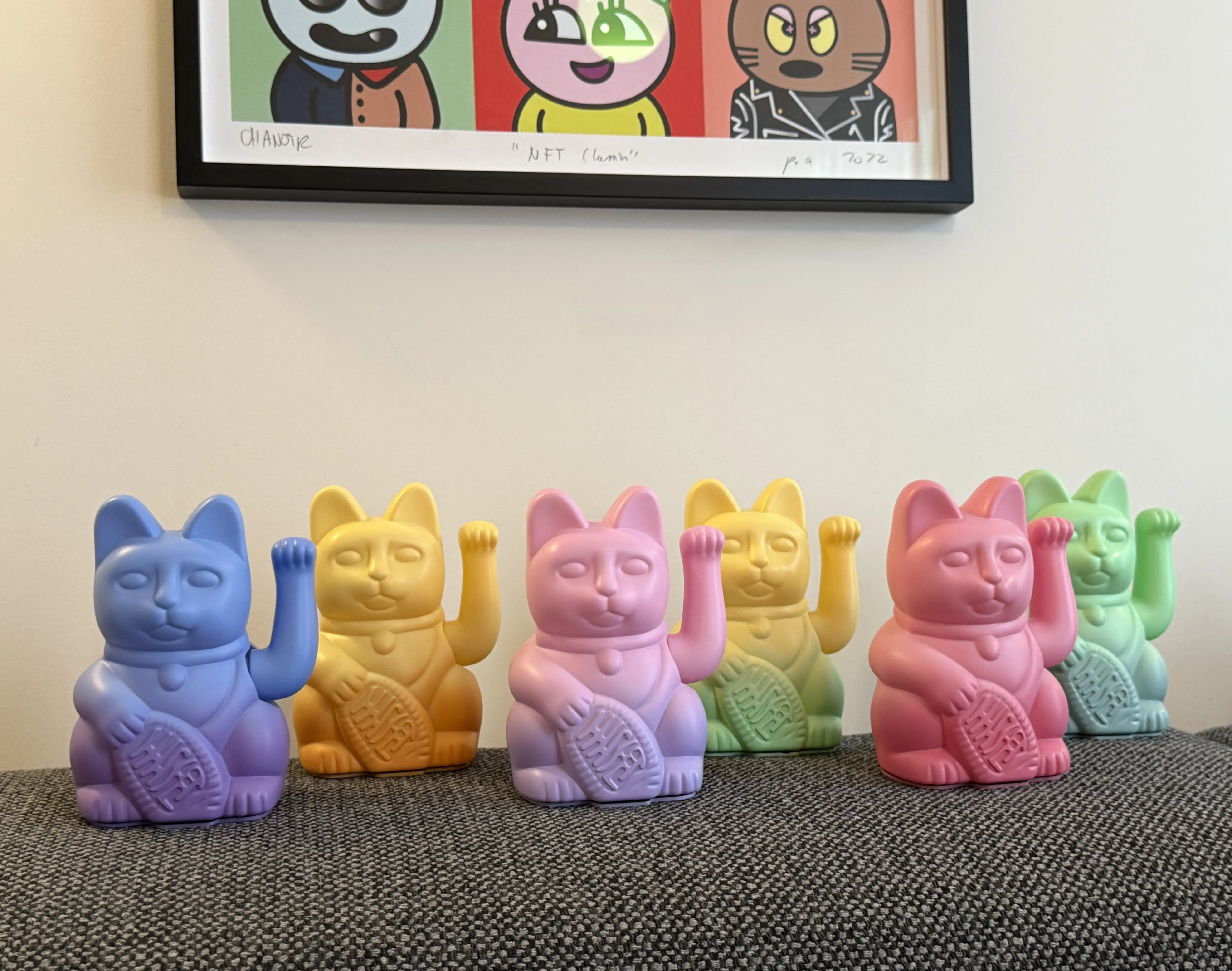 Double Lucky! Cats 雙色漸變幸運繽紛自動招手招財貓 圖 9