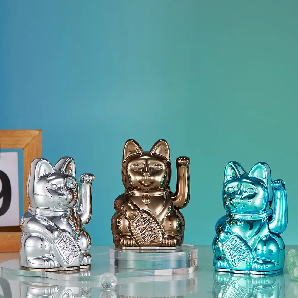 Mini Lucky Cats 迷你幸運繽紛自動招手招財貓 圖 3
