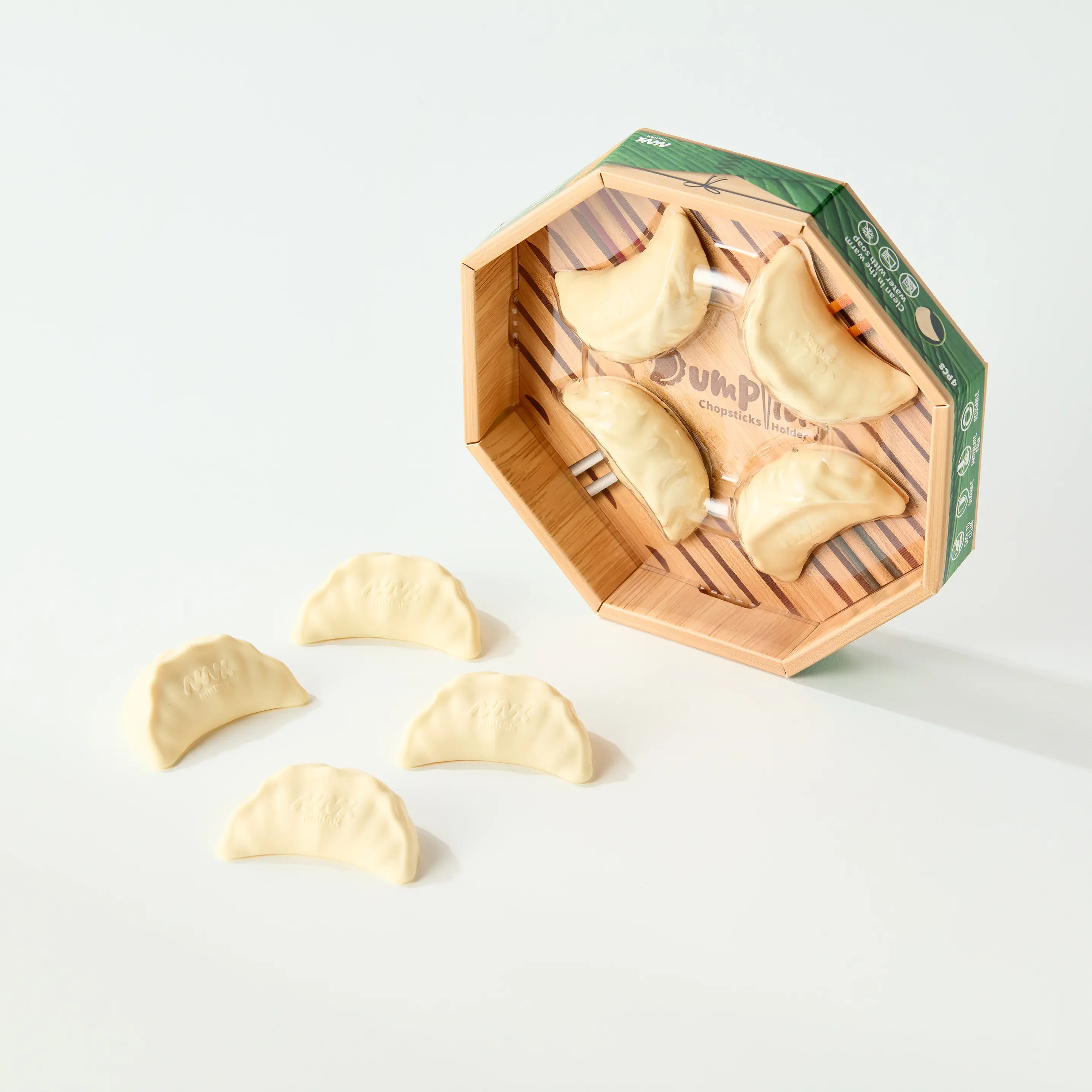 Dumpling Chopsticks Holder水餃造型多用途筷架 4件套組 圖 3