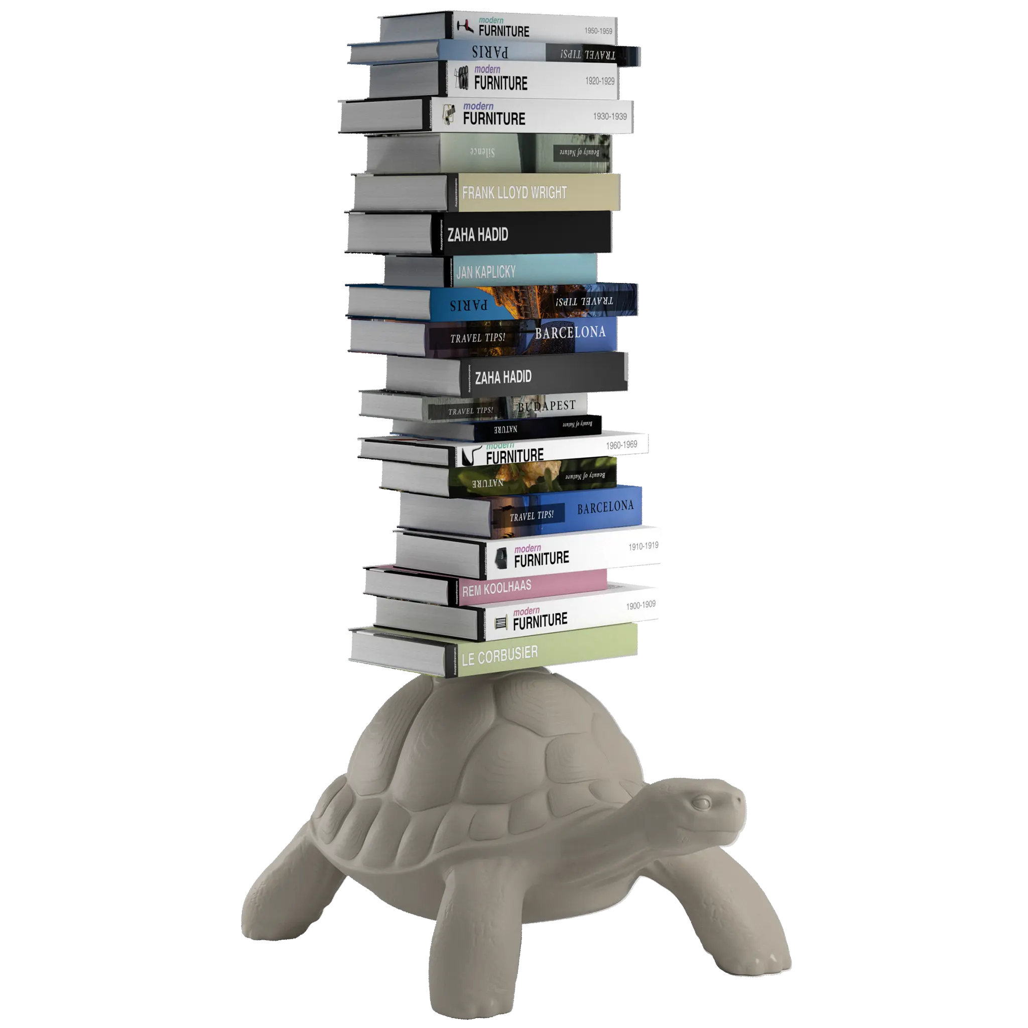 Qeeboo 烏龜造型書架 TURTLE CARRY BOOKCASE 圖 2