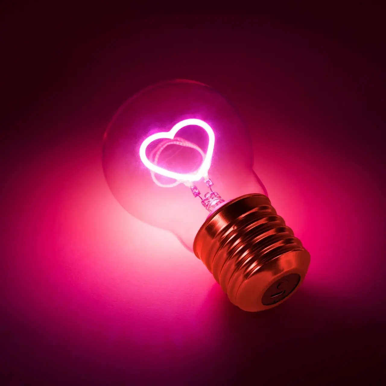 Cordless Heart Lightbulb充電式LED霓虹造型燈泡（粉色愛心） 圖 4
