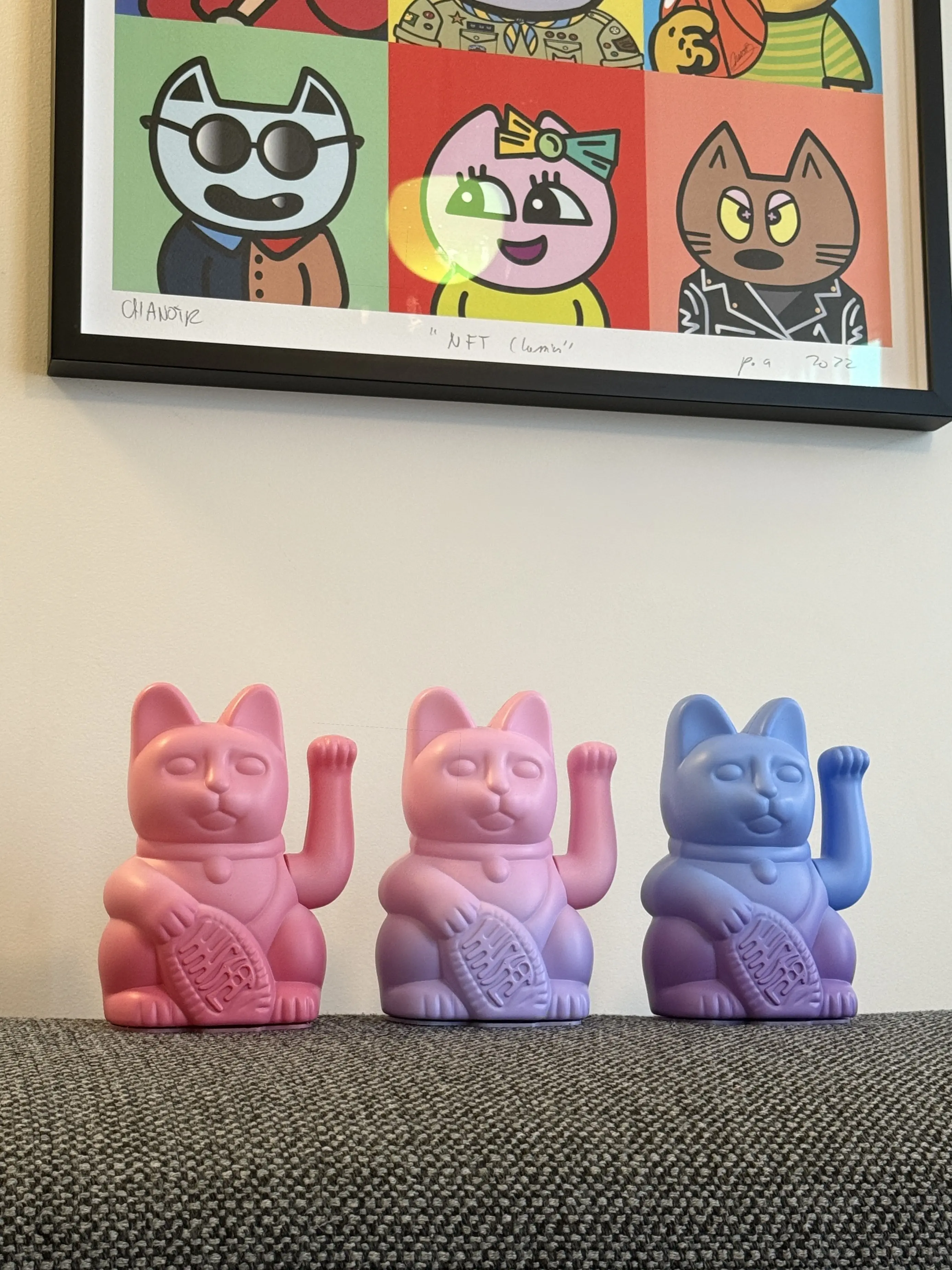 Double Lucky! Cats 雙色漸變幸運繽紛自動招手招財貓 圖 4